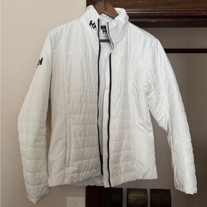 Helly Hansen White Jacket with Logo